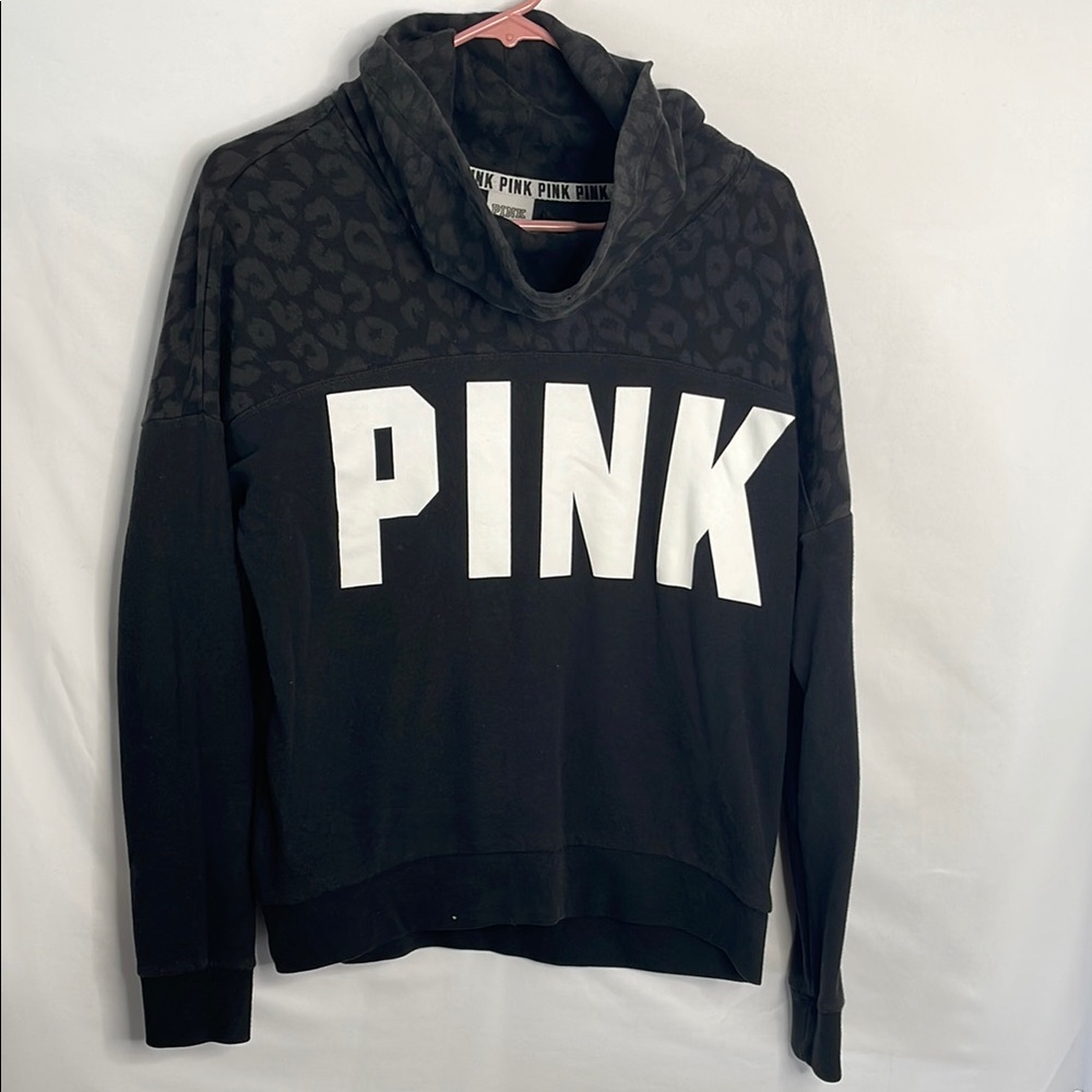 PINK Victoria's Secret Black Turtleneck Sweater